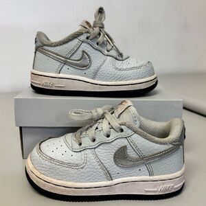 Nike Air Force 1 Low TD 'Grey/Navy Blue' - Size 7C